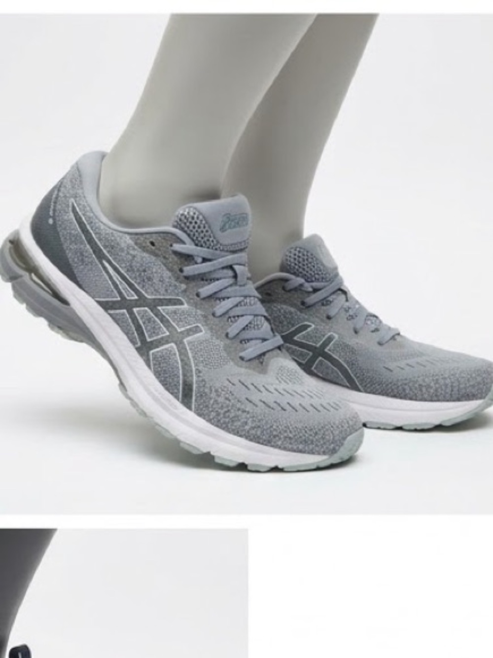 ASICS Gray Men's Athletic Running Shoes